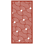 Panel ornamental modular geométrico de madera para decoración de pared interior