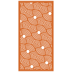 Panel ornamental modular geométrico de madera para decoración de pared interior