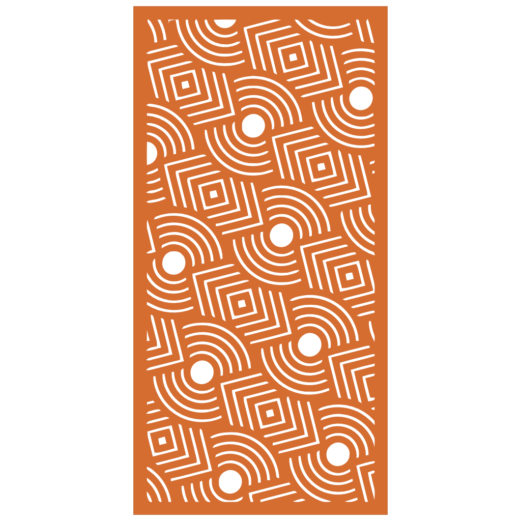 Panel ornamental modular geométrico de madera para decoración de pared interior