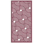 Panel ornamental modular geométrico de madera para decoración de pared interior