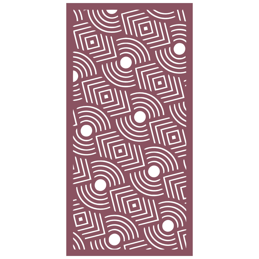 Panel ornamental modular geométrico de madera para decoración de pared interior