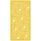 Panel ornamental modular geométrico de madera para decoración de pared interior