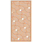 Panel ornamental modular geométrico de madera para decoración de pared interior