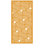 Panel ornamental modular geométrico de madera para decoración de pared interior