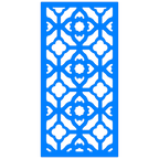 Composición mural con paneles geométricos modulares de diseño moderno