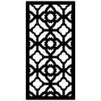 Composición mural con paneles geométricos modulares de diseño moderno