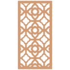 Composición mural con paneles geométricos modulares de diseño moderno