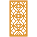 Composición mural con paneles geométricos modulares de diseño moderno