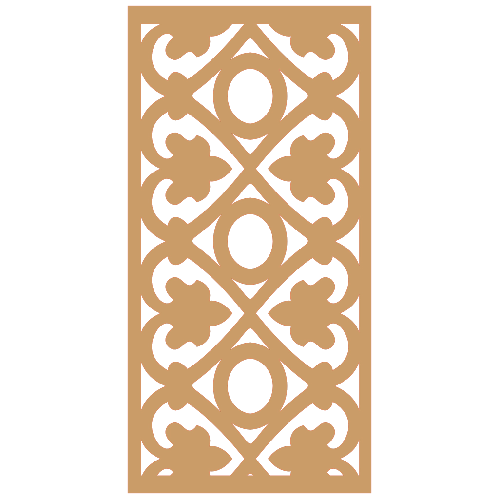 Detalle de panel ornamental geométrico con diseño modular en relieve