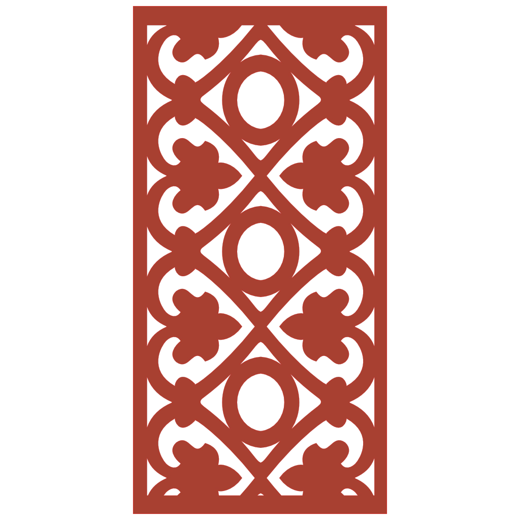 Detalle de panel ornamental geométrico con diseño modular en relieve