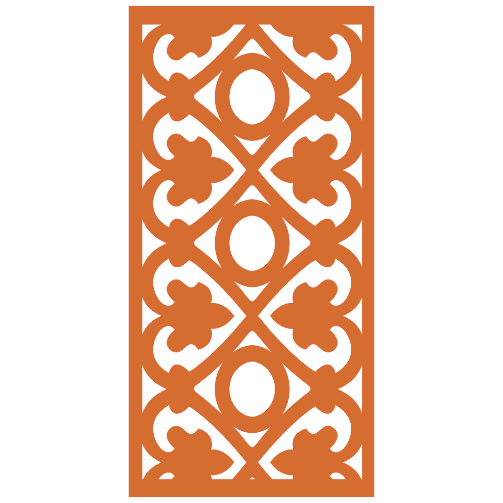 Detalle de panel ornamental geométrico con diseño modular en relieve