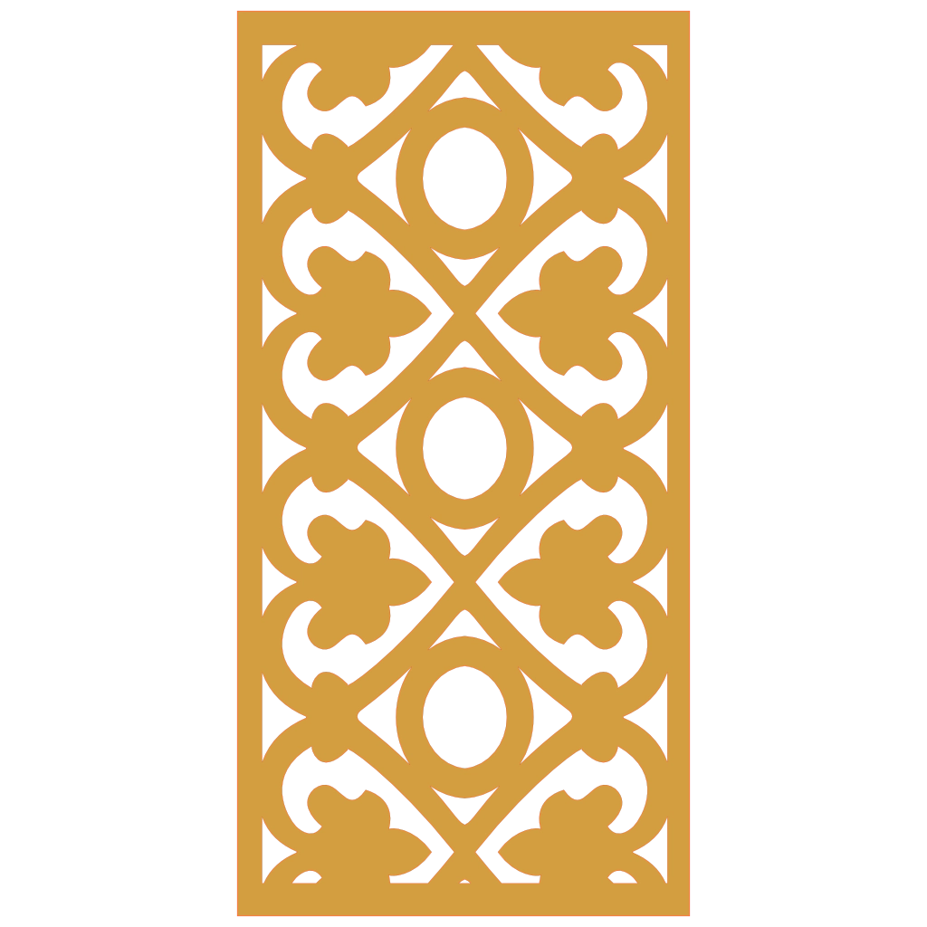 Detalle de panel ornamental geométrico con diseño modular en relieve