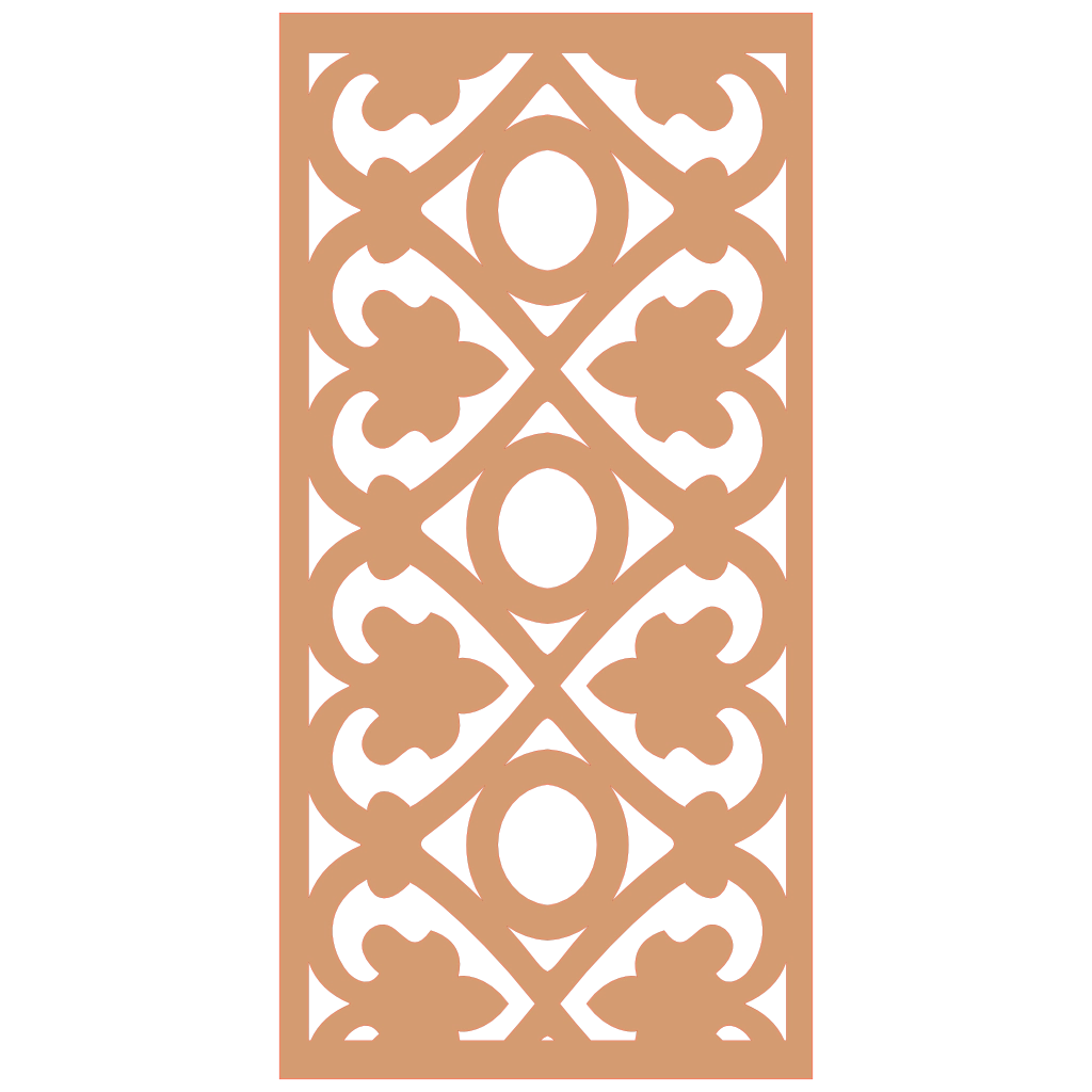 Detalle de panel ornamental geométrico con diseño modular en relieve