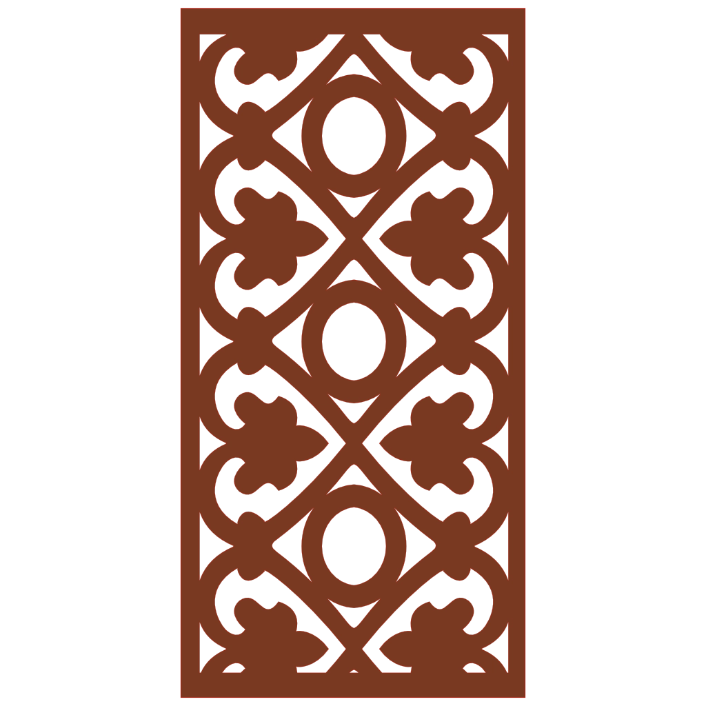 Detalle de panel ornamental geométrico con diseño modular en relieve