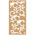 Composición mural con paneles geométricos modulares de diseño moderno