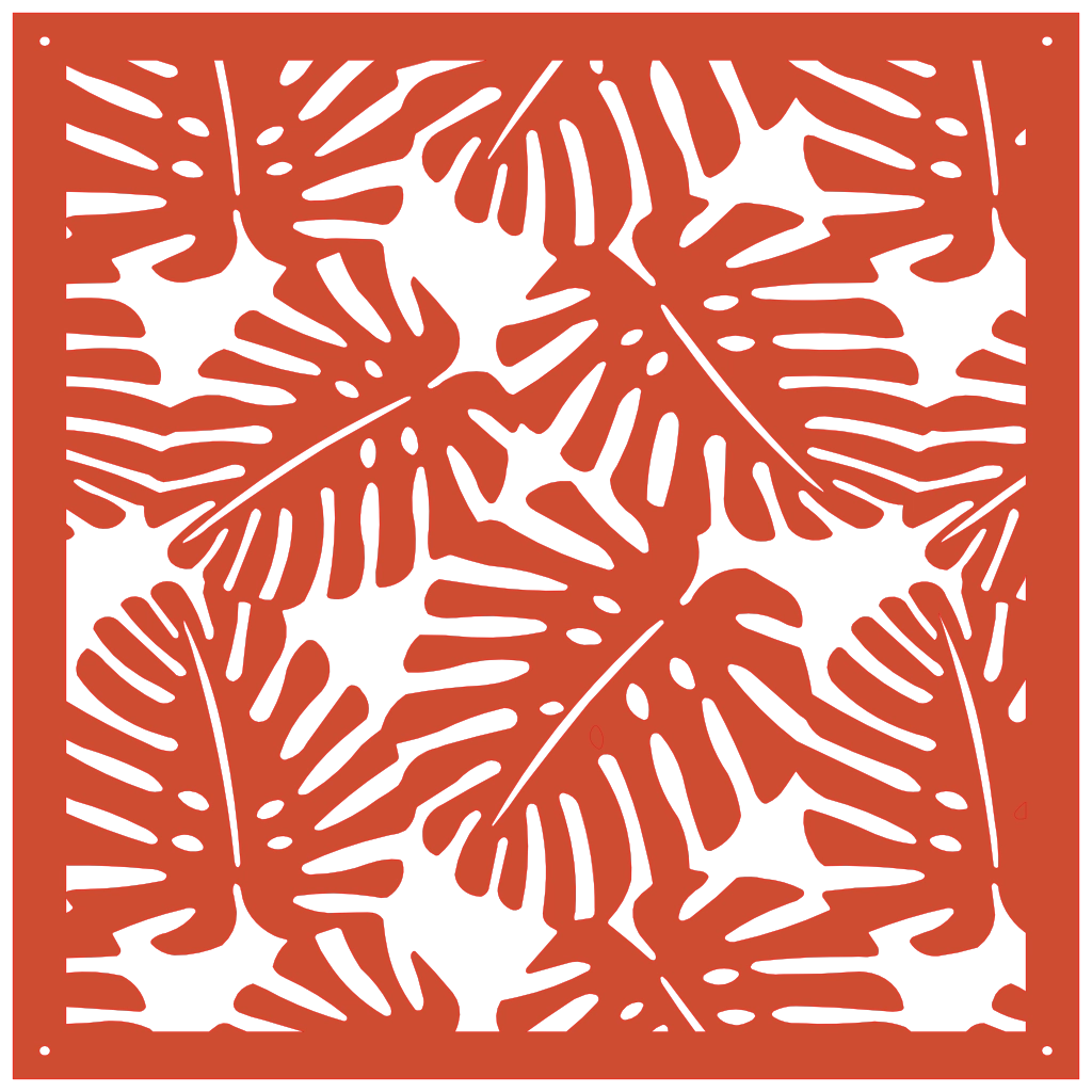 Panel mural decorativo tropical para interior moderno