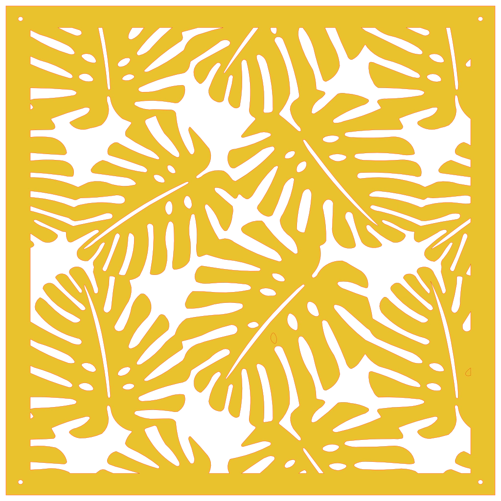 Panel mural decorativo tropical para interior moderno