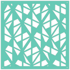 Panel ornamental geométrico para decoración interior