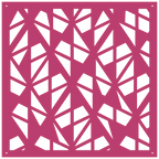 Diseño geométrico abstracto en panel decorativo de pared