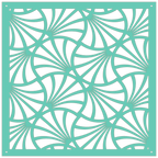 Detalle de panel decorativo geométrico de diseño moderno