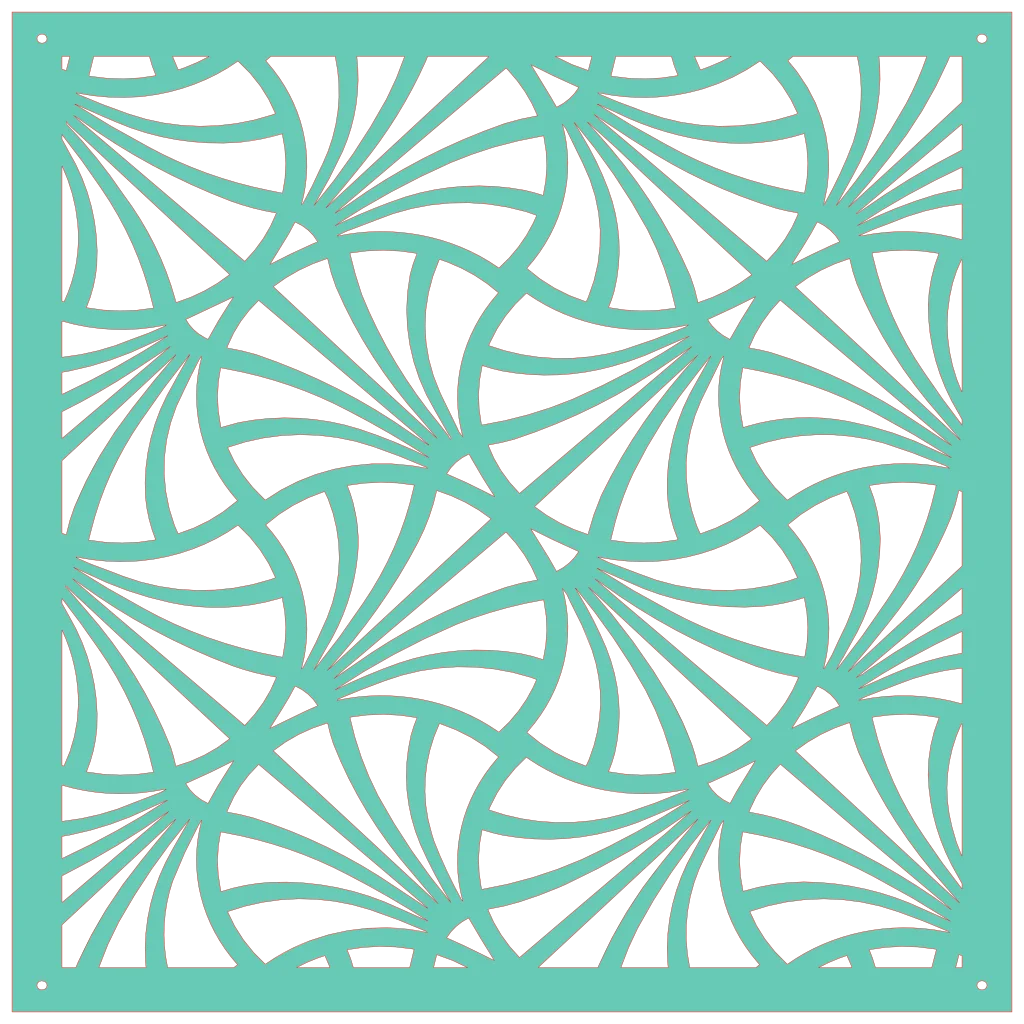 Detalle de panel decorativo geométrico de diseño moderno