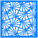 Detalle de panel decorativo geométrico de diseño moderno