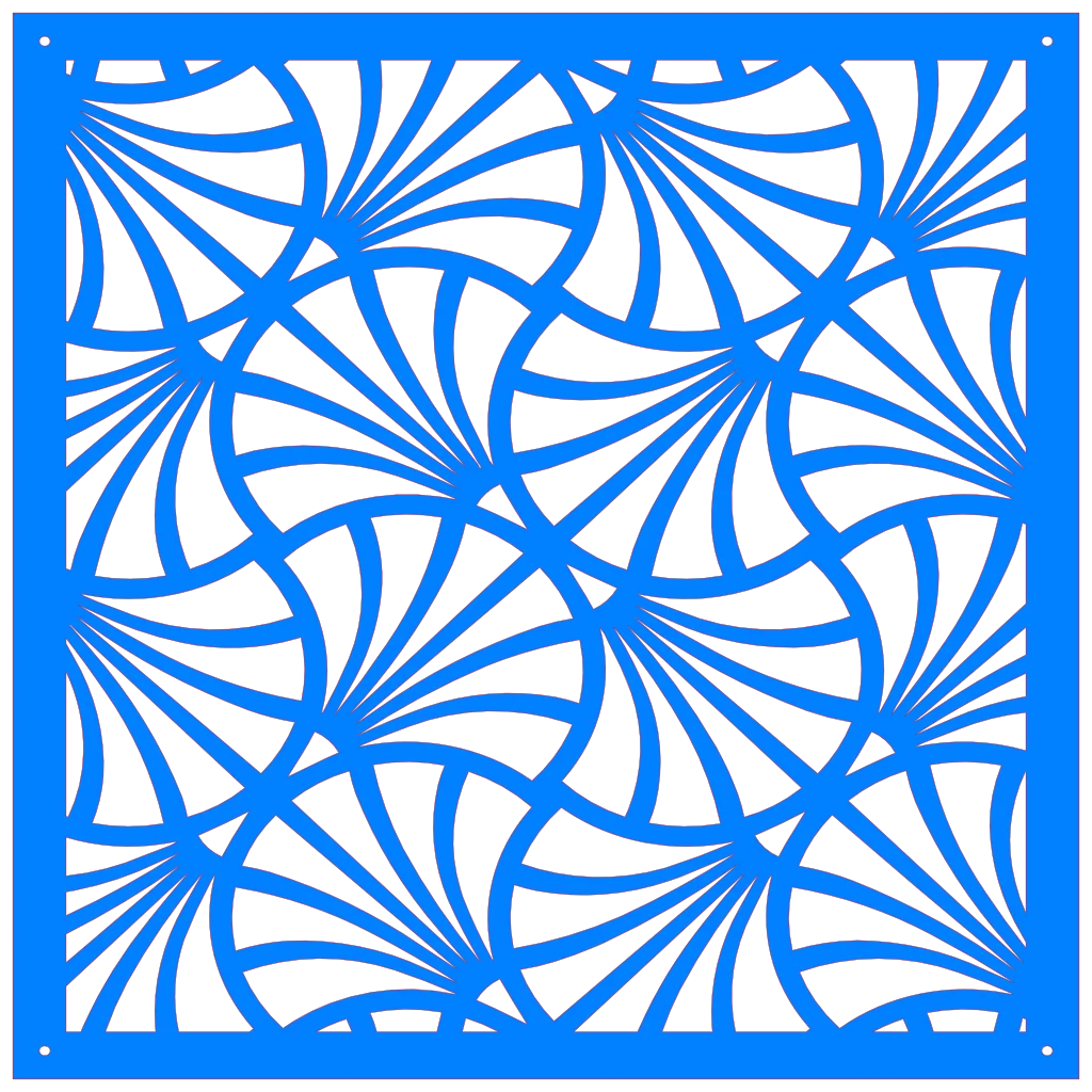 Detalle de panel decorativo geométrico de diseño moderno