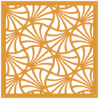 Detalle de panel decorativo geométrico de diseño moderno