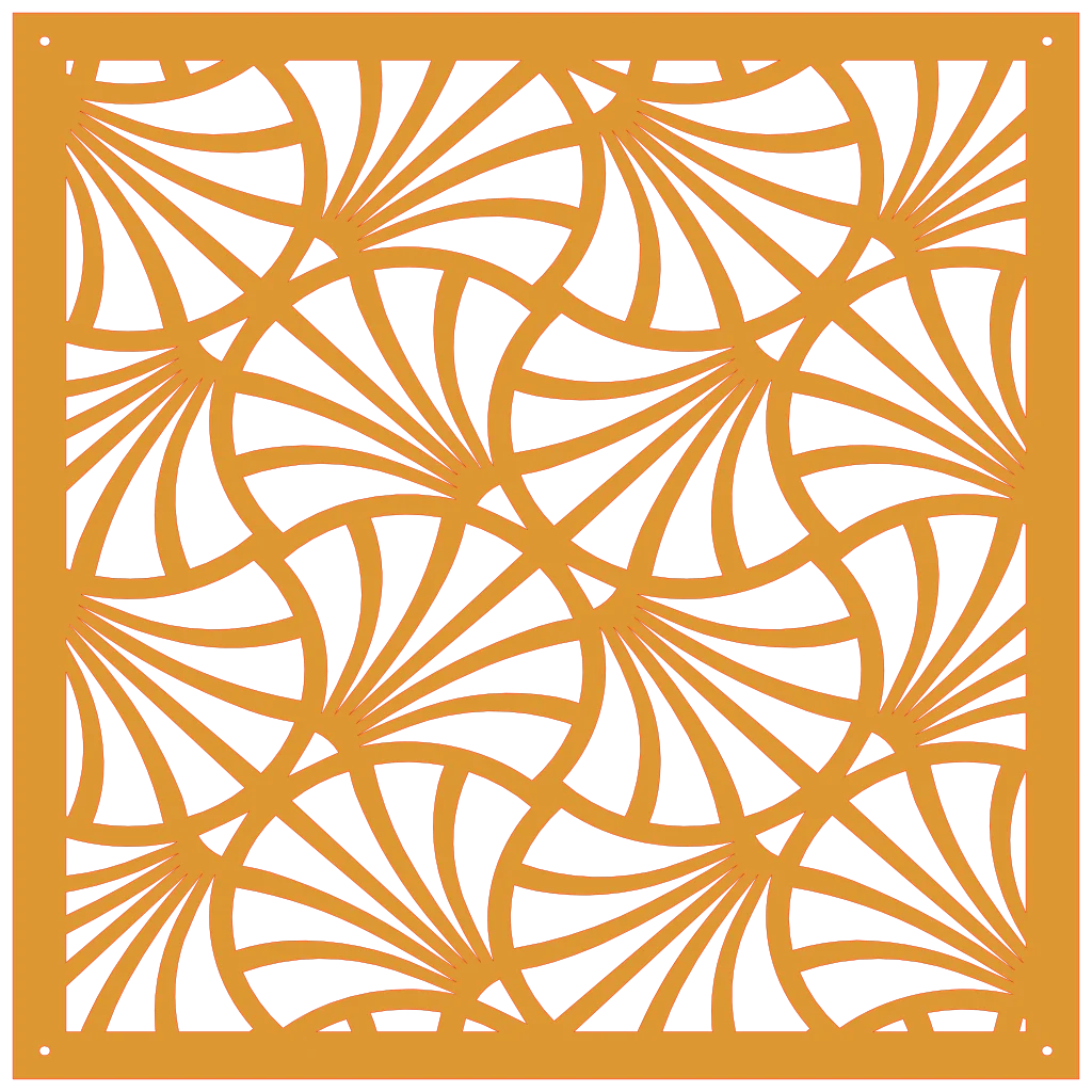 Detalle de panel decorativo geométrico de diseño moderno