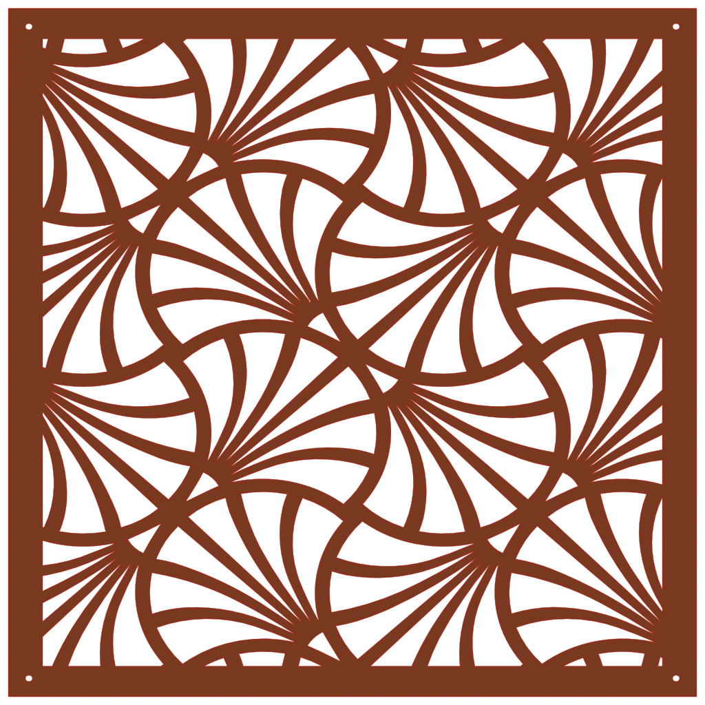 Detalle de panel decorativo geométrico de diseño moderno