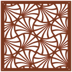Detalle de panel decorativo geométrico de diseño moderno