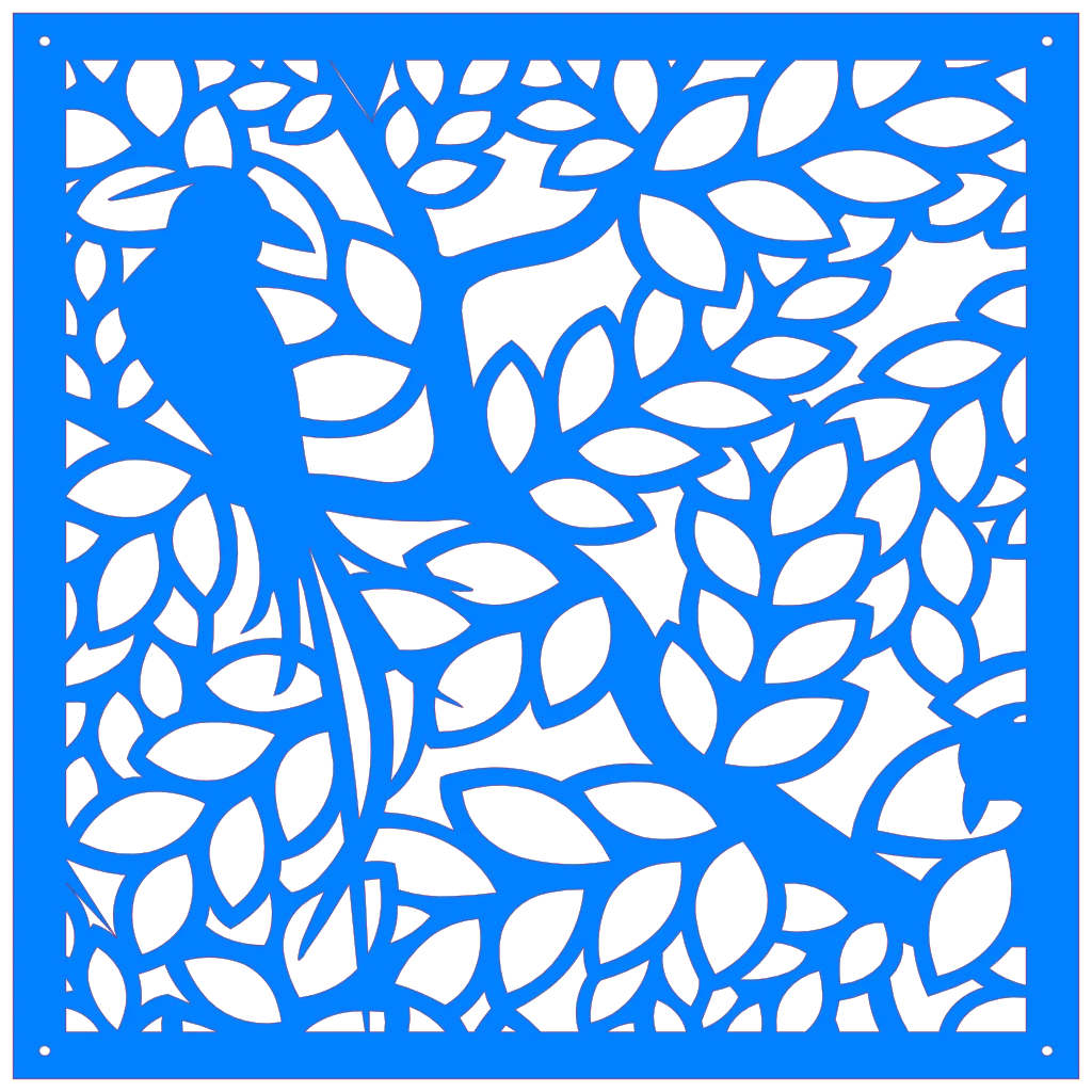 Decoración de pared moderna inspirada en la naturaleza, corte láser