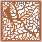 Decoración de pared moderna inspirada en la naturaleza, corte láser