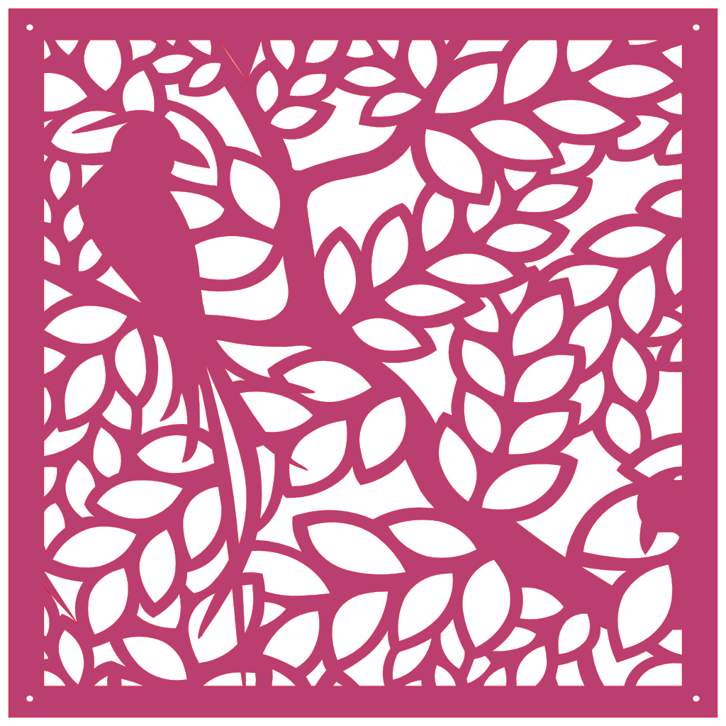 Decoración de pared moderna inspirada en la naturaleza, corte láser