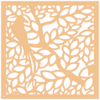 Panel decorativo orgánico para interiores modernos