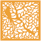 Panel decorativo orgánico para interiores modernos