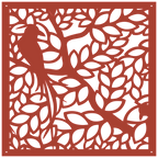 Panel decorativo orgánico para interiores modernos