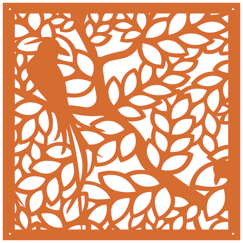 Panel decorativo orgánico para interiores modernos