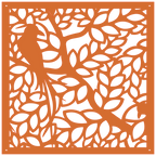 Panel decorativo orgánico para interiores modernos