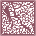Panel decorativo orgánico para interiores modernos