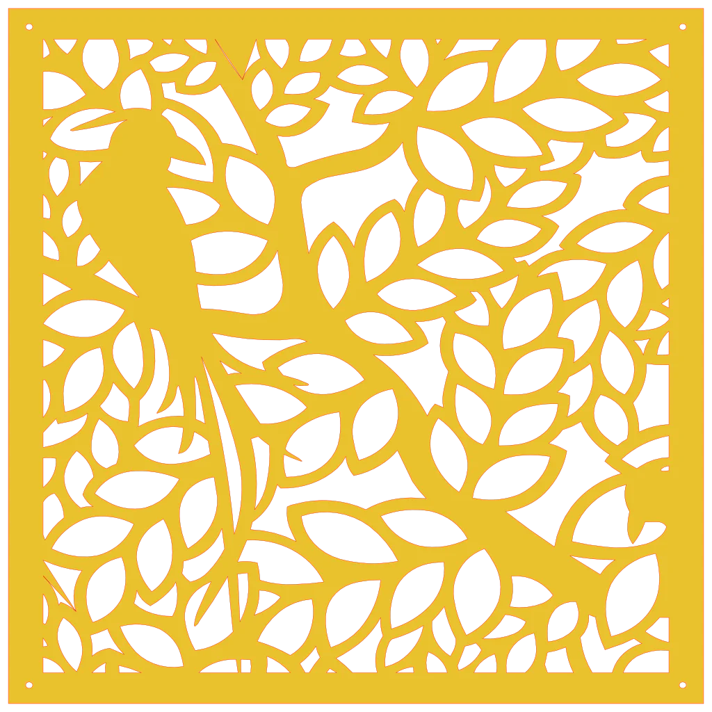 Panel decorativo orgánico para interiores modernos