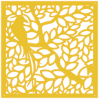 Panel decorativo orgánico para interiores modernos