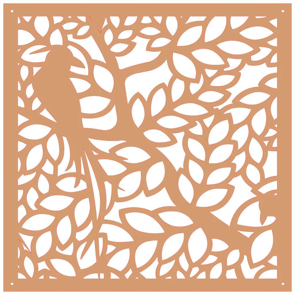 Panel decorativo orgánico para interiores modernos