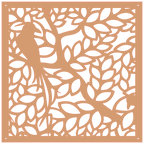 Panel decorativo orgánico para interiores modernos