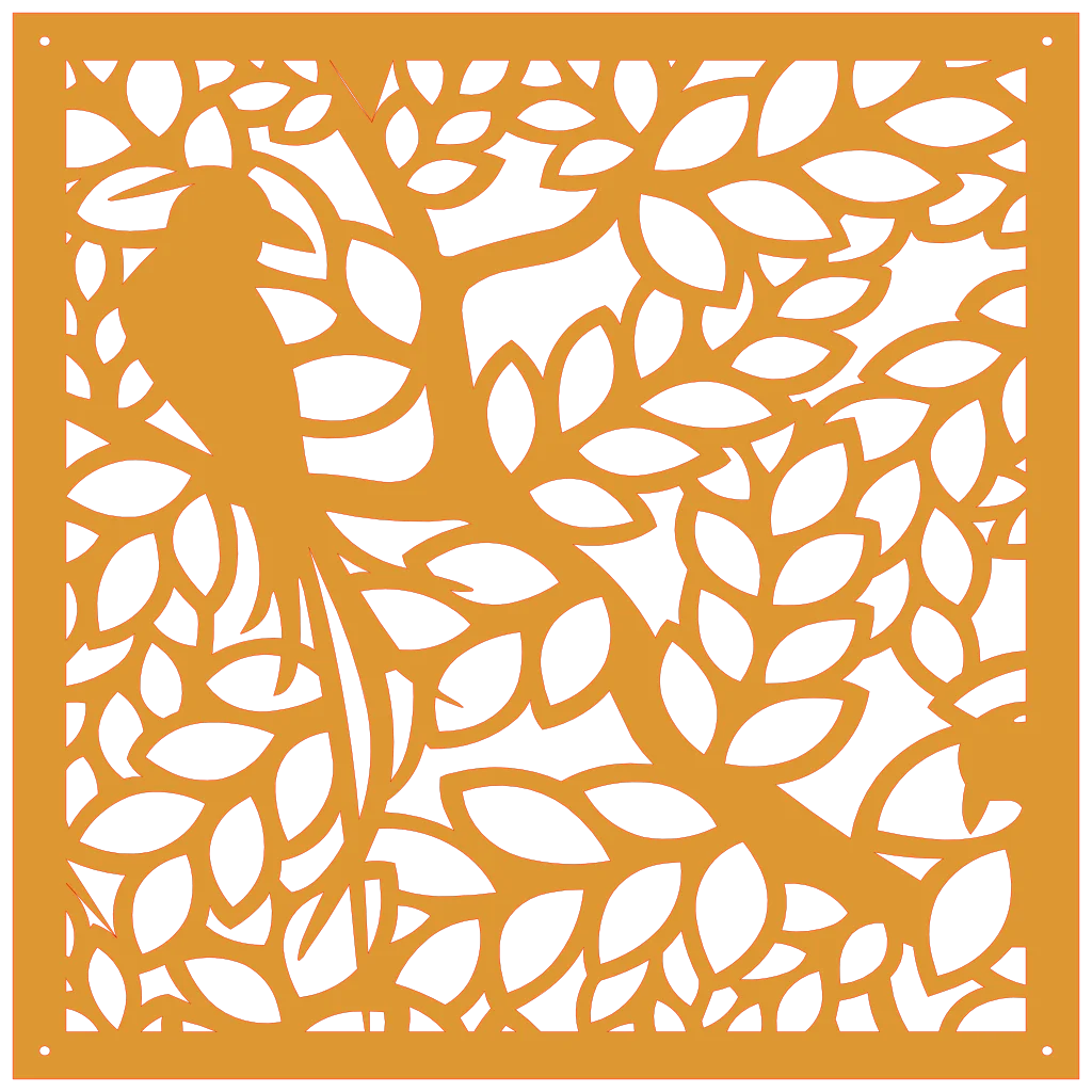 Panel decorativo orgánico para interiores modernos