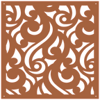 Panel ornamental geométrico para decoración interior