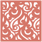 Panel ornamental geométrico para decoración interior