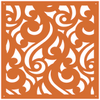 Panel ornamental geométrico para decoración interior