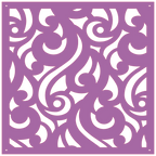 Panel ornamental geométrico para decoración interior