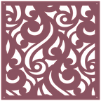 Panel ornamental geométrico para decoración interior